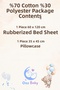Elastic Sheet Set for Park Bed 60X120 60X110 70X110 70X120 Compatible Zippered Pillowcase (35X45) cm 70% Cotton 30% Polyemid - 6