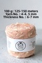 Three-Layered Rose Angora and Color Gradient Velvet Yarn Mix Design Knitting Yarn Set (Total 200 Gr.) - 2
