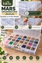 40 Compartment Transparent Organizer Box 39X30X5,5 cm Multi-Purpose Material Organizer - 5