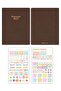 2027 Year 20X27 cm Linen Weekly Planner Agenda Brown - 6