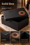 1 Piece Closet Organizer Hard Grinding Box 24X21X13.5 cm – Socks, Ties, Accessories and Care Products Organizer Storage Box - 4