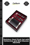 Special Production Gift Steel Flask Set with Corkscrew and Shot Glass Alk5498