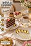 Gold 13 cm 6-Piece Dessert Spoon Set Stainless Steel Shiny Gold Color - 4
