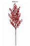 Christmas Pomegranate and Snowy Pomegranate Branch / Red Pomegranate Branch with Glitter 102 cm