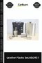 Special Edition Gift Accessory Camping Flask Set with Leather Case