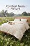 100% Natural Lamb Wool Quilt with Double Cotton Cover, Odorless, Anti-Sweat, Washable, 200X220 cm - 2