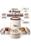 Stainless Steel Portable Lunch Box Vacuum Food Container Set, Heat Insulated Carrying Bag with Fork-Spoon Compartment Set