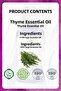 Thyme Essential Oil - 20 Ml Thyme Oil - 2