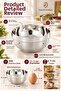Double Wall Insulated Salad Ice Cream Noodle Sauce Snack 11.5 cm Serving Bowl 18/10 304 Steel 723766 - 3