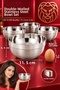 10-Pack Double Wall Insulated Salad Ice Cream Noodle Sauce Snack 11.5 cm Serving Bowl 18/10 304 Steel 723768 - 7