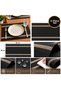 American Service Pvc 30X45Cm Black Set of 6 - 2