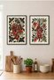 2-Piece Basil and Pepper Black Wooden Framed Mdf Kitchen Table Set Huhu3234 - Double Table Set Black Frame