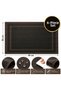 American Service Pvc 30X45Cm Dark Brown Set of 6