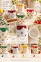 Fruit Patterned Porcelain Mug – Decorative Coffee and Tea Cup with Colorful Details - 3