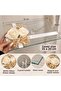 Glass Dowry Bundle Box 35X20X20 cm – Decorative Glass Display Box with Floral Ribbon - 4
