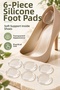 Anti-kick silicone pads for foot (6 pieces)