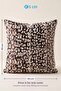 Rosetta Curly Textured Premium Throw Pillow Cover – Brown - 7