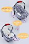 4 Pieces - Stroller Cover, Stroller Cushion with Lumbar Support, Stroller Cushion, Stroller Sheet - Poncho - 3