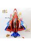 Airplane and Jet Pilot Concept 2-Year-Old Foil Balloon Set - 7 Piece F16 Foil Balloon & Airplane Foil Balloon Birthday Set - 3