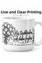 Teacher's Day Gift: a Porcelain Mug with Floral Pattern and the Message "More Than Just a Thank You" 300 ml - 2