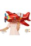 Airplane and Jet Pilot Concept 2-Year-Old Foil Balloon Set - 7 Piece F16 Foil Balloon & Airplane Foil Balloon Birthday Set - 5