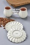 Elvaris 2-Person 90 ml Porcelain Coffee Cup Set Ckr4608 - 6