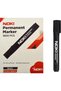 Permanent Marker with Cut Tip, Black, 12 Pieces