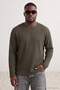 Plus Size Black-Khaki 2-Pack Regular Fit Waffle Sweatshirt Tmnaw27Ao00010 - 4