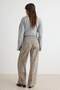 Bej Leopar Desenli Gabardin Pantolon TWOAW27PL00139 - 3