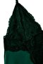 Emerald Green Lace Detailed Satin Woven Nightgown Thmaw27Gc00006 - 2
