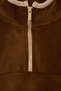 Brown Boy's Plain Knitted Fleece Jacket Tkdaw27Sw00065 - 2
