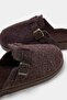 Dark Brown Women's Closed-Front House Slippers Takaw27Er00007 - 5