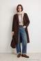 Petite Brown Regular Fit Cashmere Coat Twoaw27Kb00058 - 3
