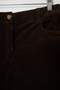 Dark Brown Velvet Shorts & Bermuda Shorts Twoaw27Sr00041 - 2