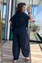 Casual t-shirt pleated pants two-piece set - 5