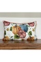 D1370-3050 Autumn Colorful Pumpkin Pattern Throw Pillow Cover