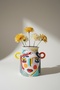 Ceramic Countertop Spoon Holder & Vase |   Kuşkulu Ethic |   Kitchen Organizer |   17X13 cm |   Unique |   Handmade |   Multicolor |   Artistic - 4