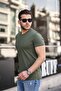 Men's 100% Cotton Breathable Crew Neck Standard Fit Regular Fit T-shirt - 6