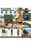 Heavy Duty Folding Camping Chair Portable Outdoor Chair with Cup Holder Storage Pocket Carry Bag