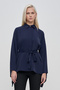 Long Sleeve Shirt with Ribbon Detail and Buttons - 6