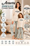 Mother Daughter Sweet Dreams Cream Long Sleeve Pajama Set