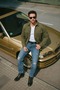 Men's Oversize Jean Shirt Khaki