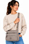 Water Resistant Fabric Multi-Compartment Lightweight Women's Cross Shoulder Bag 4100 Mink - 3