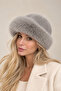 Soft Plush Hat - Gray Fur Kalpak