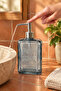 Colorful Glass Liquid Soap Dispenser, 500 Ml, Blue - 4