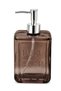 Colored Glass Liquid Soap Dispenser, 500 Ml, Black - 3