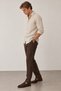 100% Pure Linen Relaxed Fit Long Sleeve Shirt |   Mes128043-01 - 4