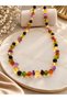 Certified Original Damla Amber Baby Kids Necklace (with Amethyst Stone) and Adult Turquoise Bracelet