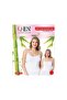 Underwear Passage Women's Bamboo Lace Thick Strap Undershirt 706 Ecru - 2