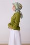 Drawing Pattern Twill Silk Scarf - 2